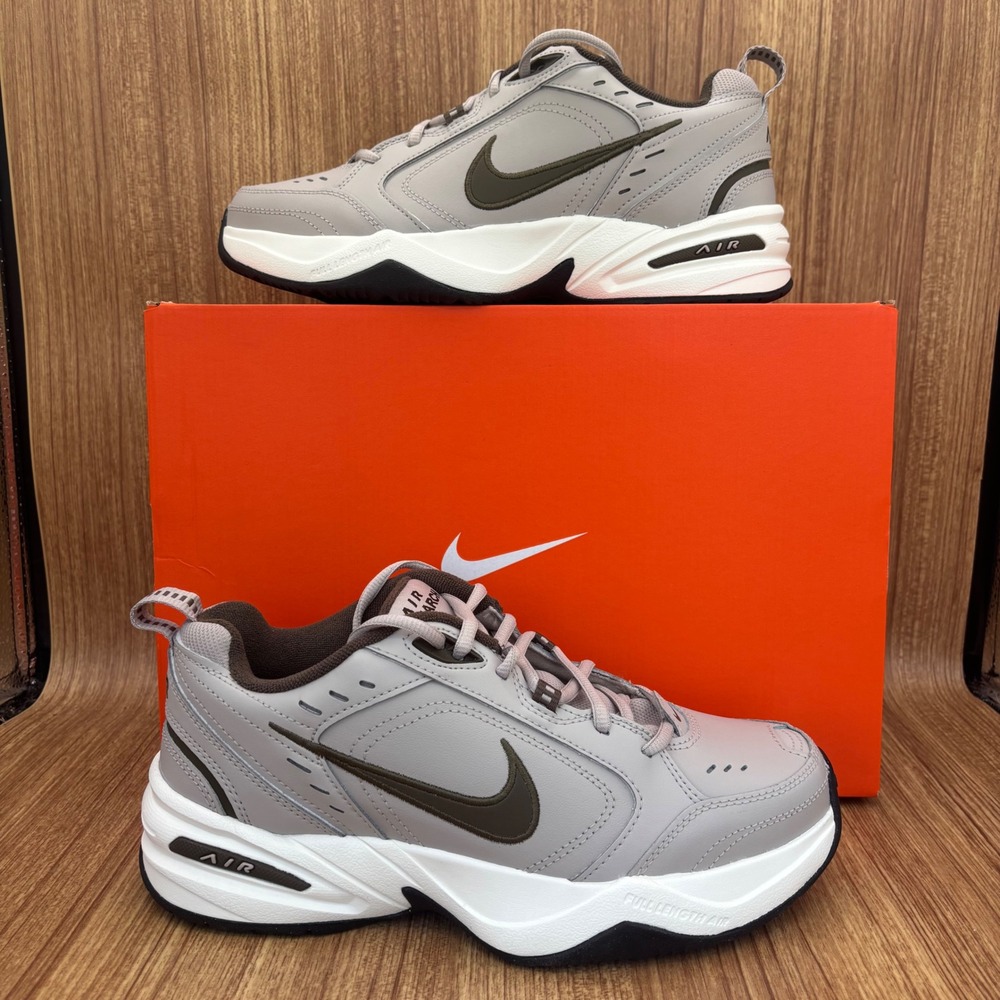 Nike Air Monarch IV Training Shoes Mens 8 Moon Particle‎ Dark Hazel NEW